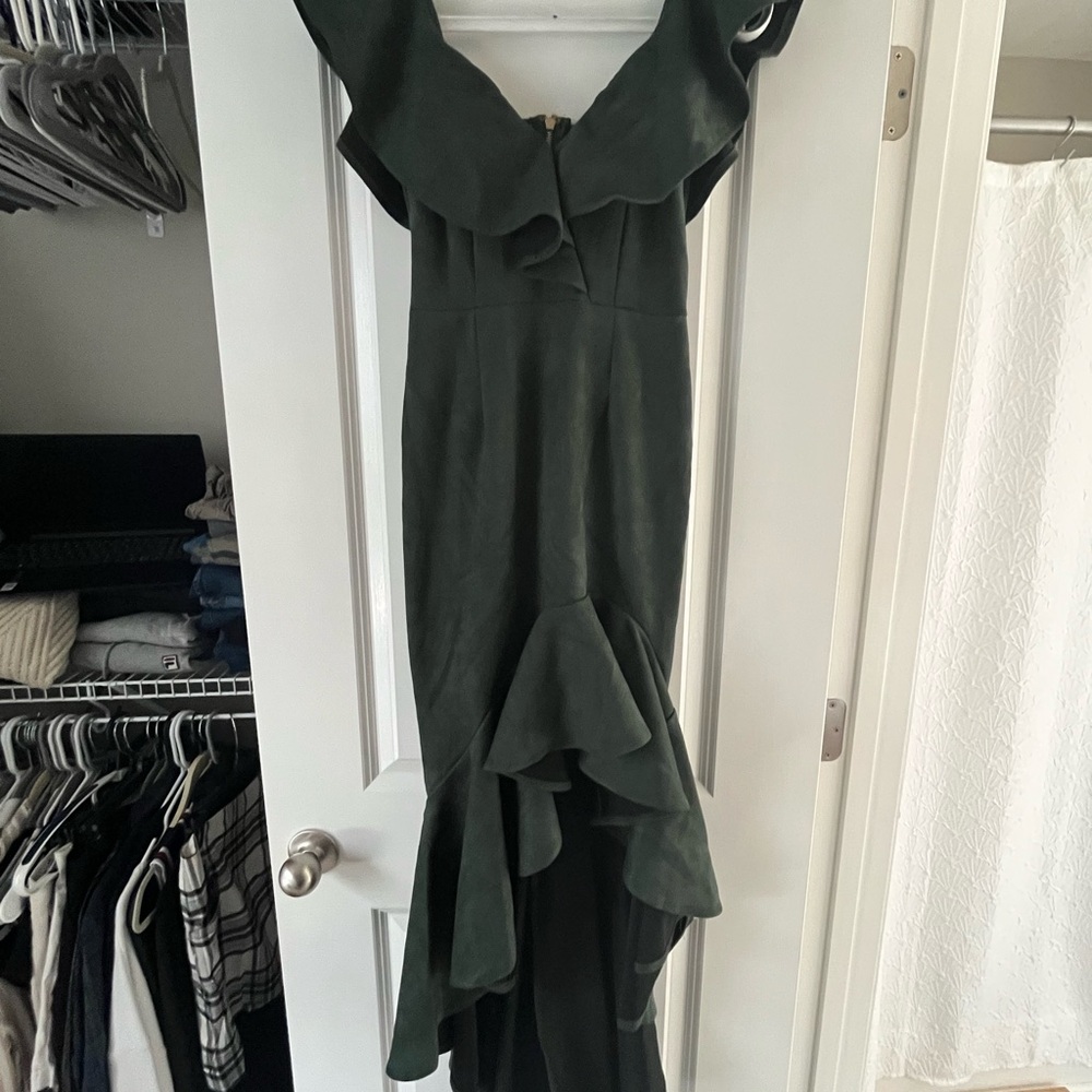 Akira Green Evening Gown